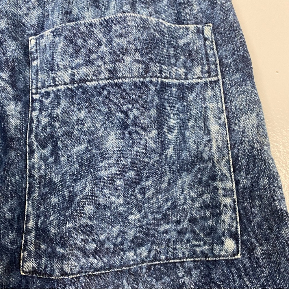 Everlane Blue Acid Wash Jean Shorts large brand new denim - Picture 5 of 6